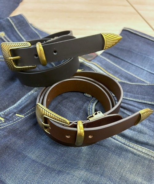 Lee/リー 25mm レザー ウエスタン ナローベルト ヴィンテージ