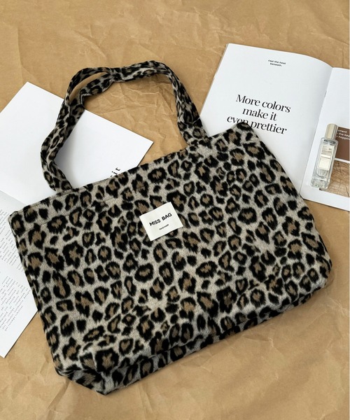 NOLITA LABORATORY(ノリータラボラトリー)の「【 NOLITA / ノリータ 】 レオパード柄 ショルダートート(ショルダーバッグ・レディース・ピンク/ベージュ・FREE)」の2枚目の写真