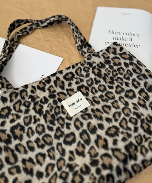 NOLITA LABORATORY(ノリータラボラトリー)の「【 NOLITA / ノリータ 】 レオパード柄 ショルダートート(ショルダーバッグ・レディース・ピンク/ベージュ・FREE)」の3枚目の写真