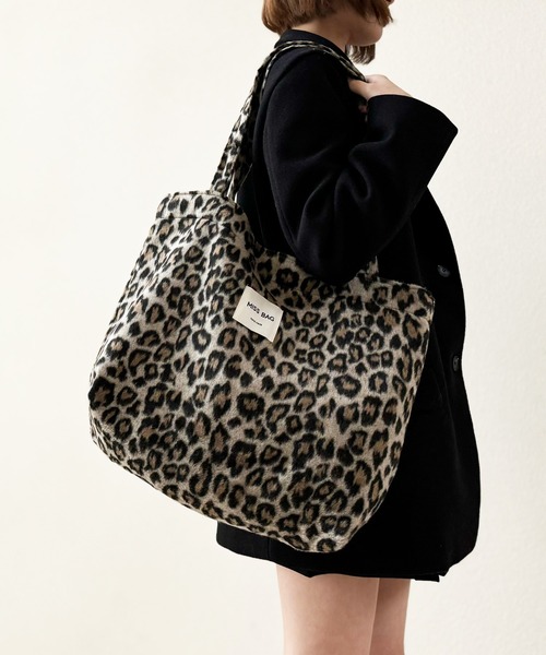 NOLITA LABORATORY(ノリータラボラトリー)の「【 NOLITA / ノリータ 】 レオパード柄 ショルダートート(ショルダーバッグ・レディース・ピンク/ベージュ・FREE)」の7枚目の写真