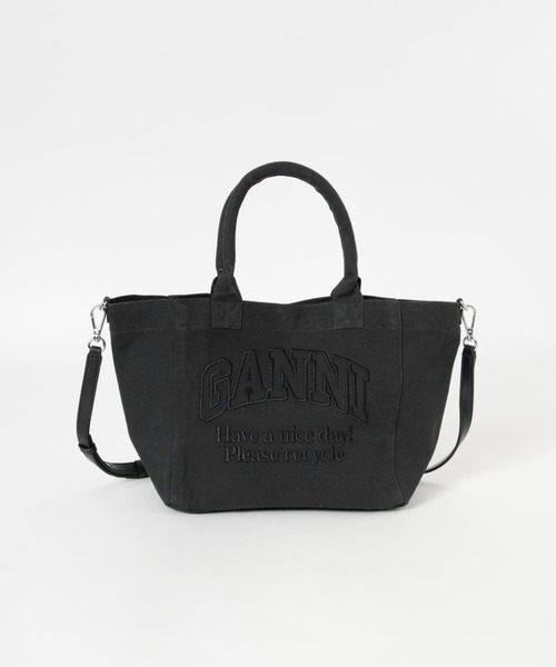 GANNI(ガニー)の「GANNI Small Easy Shopper(ショルダーバッグ・レディース・ブラック・-)」の3枚目の写真