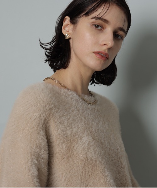 CADUNE（カデュネ）の「ラメファーニット（ニット/セーター）」 - WEAR