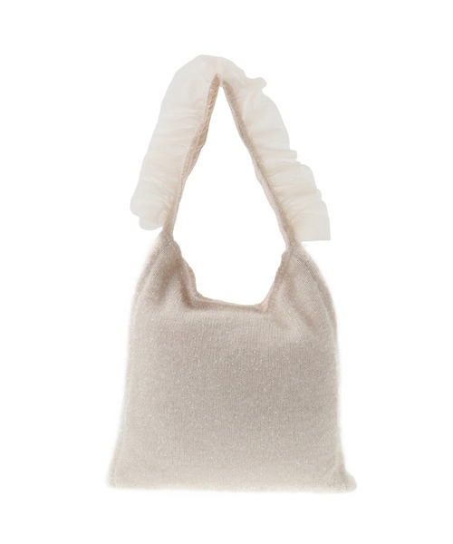 Green　Parks（グリーンパークス）の「・QUON フリルニットワンショルダー（ショルダーバッグ・レディース・グリーン/グレー/アイボリー・FREE）」の15枚目の写真