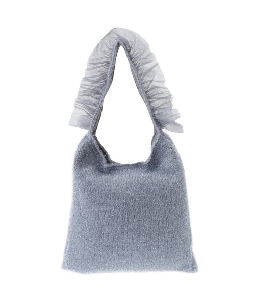 Green　Parks（グリーンパークス）の「・QUON フリルニットワンショルダー（ショルダーバッグ・レディース・グリーン/グレー/アイボリー・FREE）」の16枚目の写真