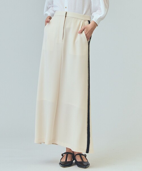 GRACE CLASS（グレースクラス）の「ラインビジューロングスカート（スカート・レディース・キナリ/ブラック・36/38）」の10枚目の写真