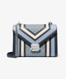 MICHAEL KORS（マイケルコース）の「WHITNEY カラーブロック フラップ チェーン ショルダー ミディアム（ショルダーバッグ）」