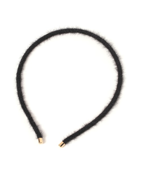 studio CLIP（スタディオクリップ）の「シャギーカチューシャ（カチューシャ・レディース・ブラック/ベージュ・FREE）」の6枚目の写真