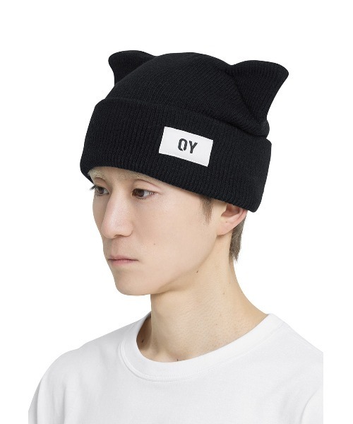 ★OY★OY HAIRY BEANIE - BLACK★正規品/韓国直送料込/人気 OY/オーワイ』 BOUCLE EARS BEANIE/ブークレー イヤービーニー