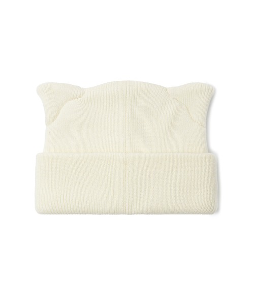 ★OY★EAR LOGO BEANIE - IVORY★正規品/韓国直送料込/人気 OY/オーワイ』 EAR LOGO BEANIE/イヤーロゴビーニー OY│A'GEM/9