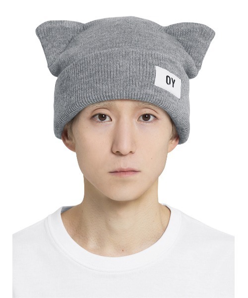 国内で当店のみ GENZERO - animal ear beanie ビーニー セール】Nia(ニア)/カラフル猫耳ニット帽（ニットキャップ