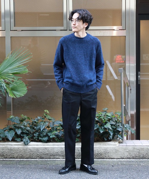 BACK NUMBER(バックナンバー)の「BACK NUMBER(バックナンバー)【メンズ】スラブコットンニット(ニット/セーター・メンズ・ダークグレー/ネイビー/オフホワイト・M/L/XL)」の16枚目の写真