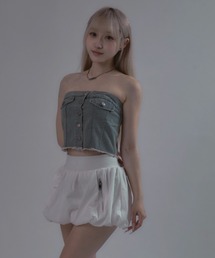 新品未使用  jeans  Girl デニムチューブトップ 新品未使用 tommy jeans Tommy Girl デニムチューブトップ
