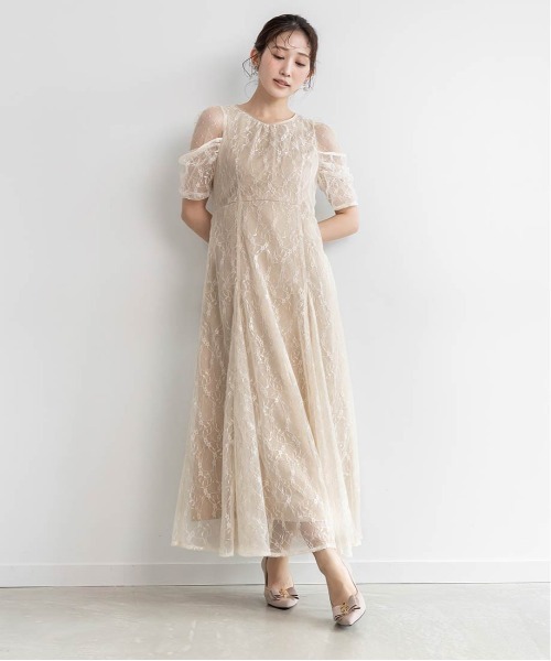 RANDA(ランダ)の「【走れる美脚パンプス】モノグラムパーツリボンフィットパンプス(パンプス・レディース・グレイッシュベージュ/ブラック/アイボリー/ベージュ・24/23/22/25/23.5/24.5/22.5/25.5)」の10枚目の写真