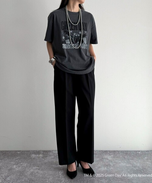 fredy emue(フレディエミュ)の「【GOOD ROCK SPEED/グッドロックスピード】GREEN DAY 半袖Tシャツ(Tシャツ/カットソー・レディース・チャコールグレー/グレー系その他・38)」の22枚目の写真