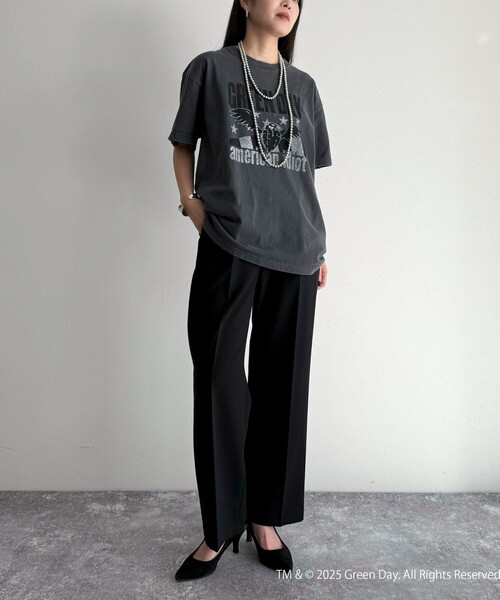 fredy emue(フレディエミュ)の「【GOOD ROCK SPEED/グッドロックスピード】GREEN DAY 半袖Tシャツ(Tシャツ/カットソー・レディース・チャコールグレー/グレー系その他・38)」の21枚目の写真