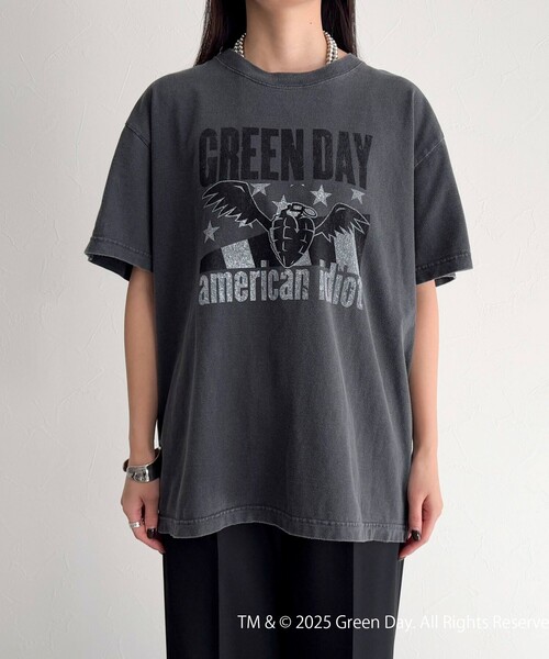 fredy emue(フレディエミュ)の「【GOOD ROCK SPEED/グッドロックスピード】GREEN DAY 半袖Tシャツ(Tシャツ/カットソー・レディース・チャコールグレー/グレー系その他・38)」の8枚目の写真