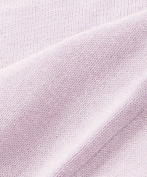 SLAP SLIP(スラップスリップ)の「お花ボタンリボン付き刺しゅう裾袖スカラップニットカーディガン(90~130cm)(カーディガン/ボレロ・キッズ・パープル/ホワイト・130cm/90cm/110cm/100cm/120cm)」の13枚目の写真