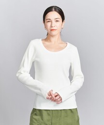 BEAUTY&YOUTH UNITED ARROWS | コットンリブ ラウンドネック カットソー(Tシャツ/カットソー)