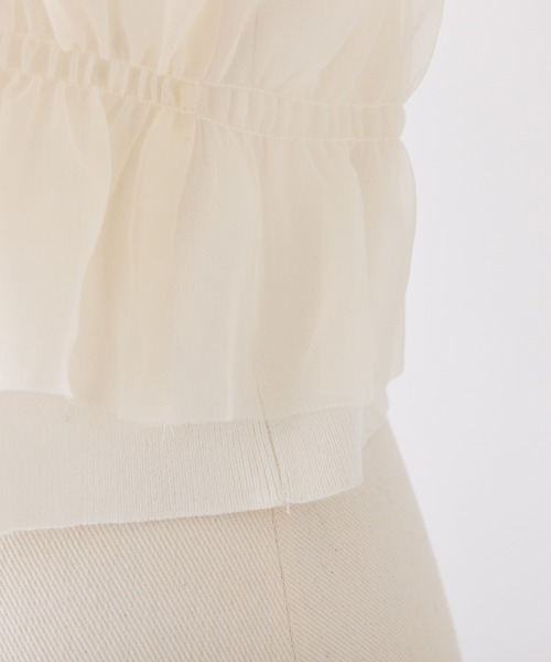 one after another NICE CLAUP(ワンアフターアナザーナイスクラップ)の「ブラウス×ニットアンサンブル(アンサンブル・レディース・ネイビー系/ホワイト系その他/ブルー系その他・FREE)」の19枚目の写真