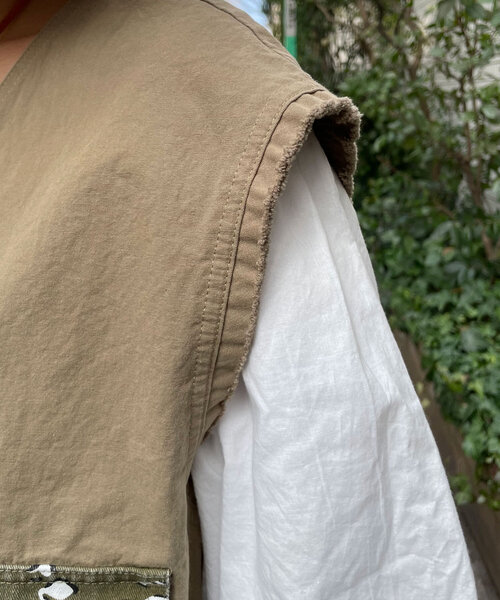 CIAOPANIC（チャオパニック）の「【UNESS/ユーネス】アウトポケットミリタリーベスト（ベスト・レディース・ベージュ・ONE SIZE）」の16枚目の写真