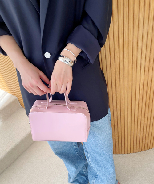 LE TALON（ルタロン）の「LE TALON glass mini boston（ボストンバッグ・レディース・ブラック/ピンク/キャメル・FREE）」の3枚目の写真