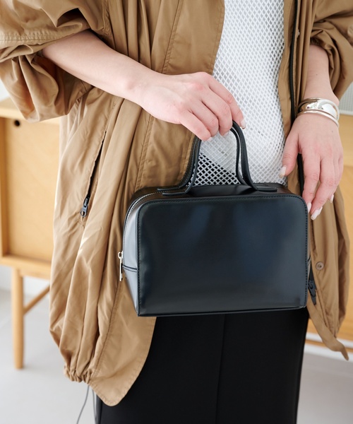 LE TALON（ルタロン）の「LE TALON glass mini boston（ボストンバッグ・レディース・ブラック/ピンク/キャメル・FREE）」の8枚目の写真