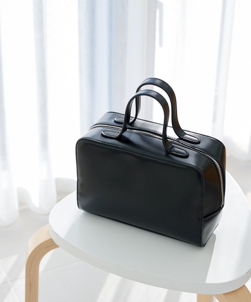 LE TALON（ルタロン）の「LE TALON glass mini boston（ボストンバッグ・レディース・ブラック/ピンク/キャメル・FREE）」の9枚目の写真