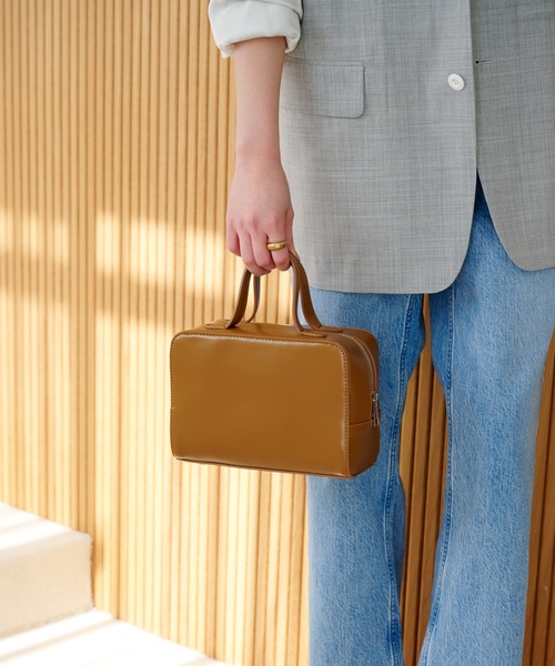 LE TALON（ルタロン）の「LE TALON glass mini boston（ボストンバッグ・レディース・ブラック/ピンク/キャメル・FREE）」の13枚目の写真