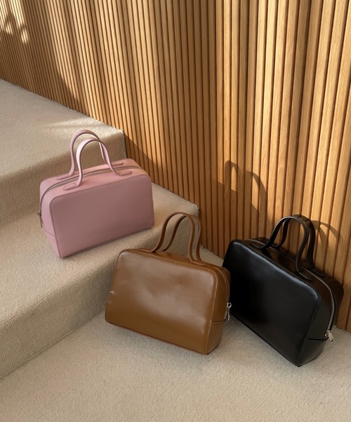 LE TALON（ルタロン）の「LE TALON glass mini boston（ボストンバッグ・レディース・ブラック/ピンク/キャメル・FREE）」の17枚目の写真