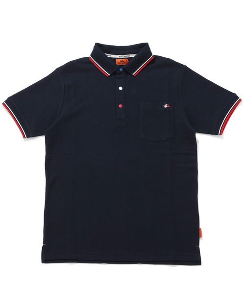 KRIFF MAYER（クリフメイヤー）の「冷感リンクスカノコハッピーポロ（ポロシャツ・メンズ・ブラック/グリーン/ピンク/ネイビー/オフホワイト・X-LARGE/LARGE/MEDIUM）」の4枚目の写真