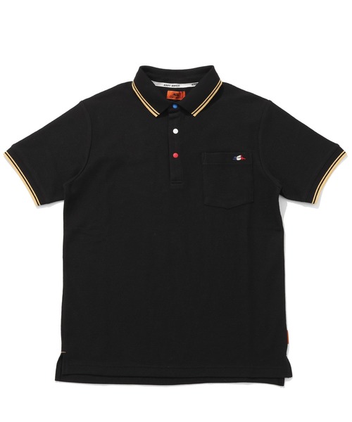 KRIFF MAYER（クリフメイヤー）の「冷感リンクスカノコハッピーポロ（ポロシャツ・メンズ・ブラック/グリーン/ピンク/ネイビー/オフホワイト・X-LARGE/LARGE/MEDIUM）」の3枚目の写真