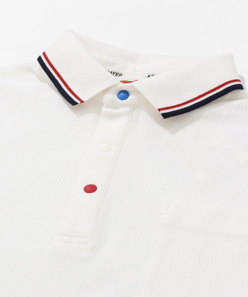 KRIFF MAYER（クリフメイヤー）の「冷感リンクスカノコハッピーポロ（ポロシャツ・メンズ・ブラック/グリーン/ピンク/ネイビー/オフホワイト・X-LARGE/LARGE/MEDIUM）」の8枚目の写真