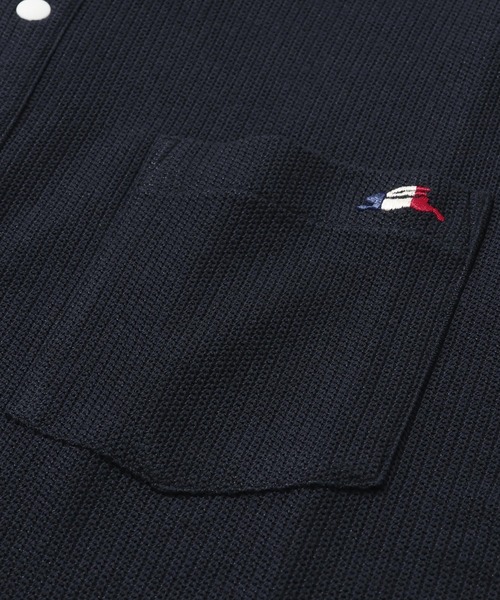 KRIFF MAYER（クリフメイヤー）の「冷感リンクスカノコハッピーポロ（ポロシャツ・メンズ・ブラック/グリーン/ピンク/ネイビー/オフホワイト・X-LARGE/LARGE/MEDIUM）」の10枚目の写真