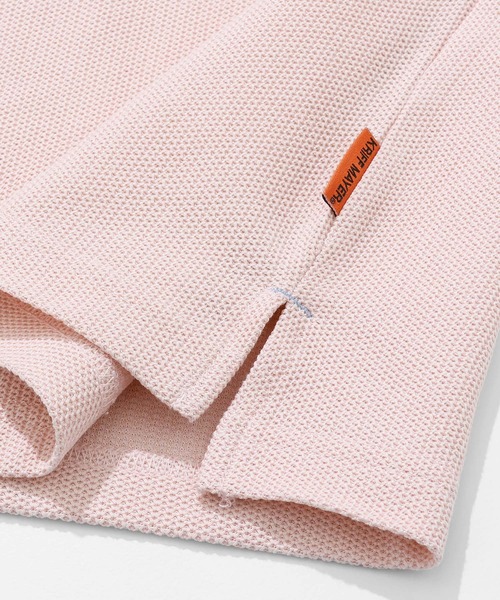 KRIFF MAYER（クリフメイヤー）の「冷感リンクスカノコハッピーポロ（ポロシャツ・メンズ・ブラック/グリーン/ピンク/ネイビー/オフホワイト・X-LARGE/LARGE/MEDIUM）」の13枚目の写真