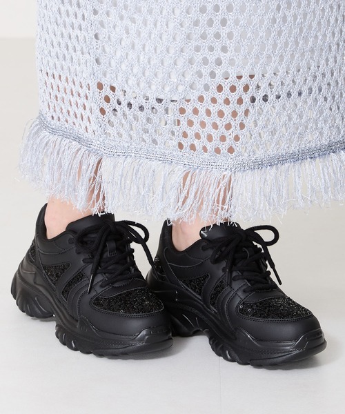 ORiental TRaffic（オリエンタルトラフィック）の「スパンコール 厚底 スニーカー/OT3752（スニーカー・レディース・ブラック/シルバー/ホワイト・34/35/36/37/38/39/40/41）」の20枚目の写真