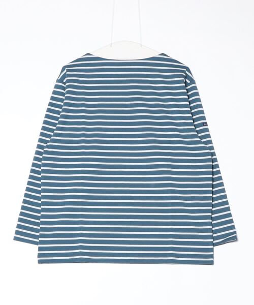 HELLY HANSEN(ヘリーハンセン)の「【HELLY HANSEN】L/S HH Marine Border Tee ロングスリーブHHマリンボーダーティー(Tシャツ/カットソー・メンズ・ネイビー/オフホワイト/ブルー・X-LARGE/MEDIUM/LARGE)」の4枚目の写真
