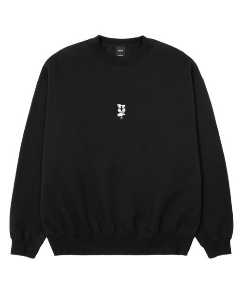 HUF(ハフ)の「HUF SET MEGABLAST CREWNECK(スウェット・メンズ・グレー/ブラック/ピンク・SMALL/MEDIUM/LARGE/X-LARGE/XX-LARGE)」の1枚目の写真