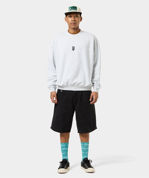HUF(ハフ)の「HUF SET MEGABLAST CREWNECK(スウェット・メンズ・グレー/ブラック/ピンク・SMALL/MEDIUM/LARGE/X-LARGE/XX-LARGE)」の10枚目の写真