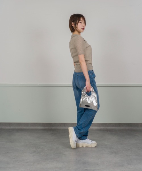 HELOYSE（エロイーズ）の「【HELOYSE/エロイーズ】ワンハンドルバッグ　トートバッグ（トートバッグ・レディース・ブラック/シルバー・FREE）」の10枚目の写真