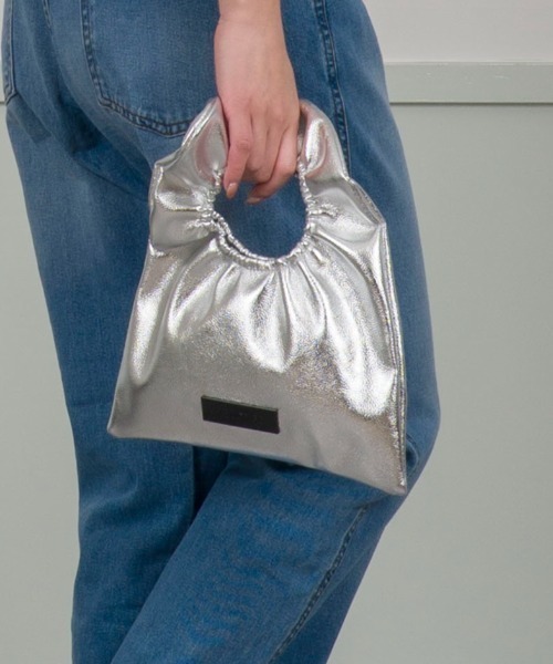 HELOYSE(エロイーズ)の「【HELOYSE/エロイーズ】ワンハンドルバッグ トートバッグ(トートバッグ・レディース・ブラック/シルバー・FREE)」の3枚目の写真