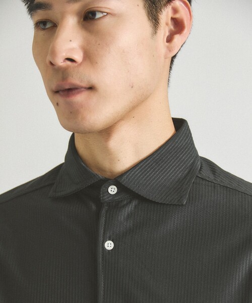 ABAHOUSE GRAY(アバハウスグレイ)の「【ON/OFF兼用】トリコット サッカー 長袖シャツ(シャツ/ブラウス・メンズ・ブルー系その他/ネイビー/ホワイト/ブラック・44/46/48/50)」の22枚目の写真