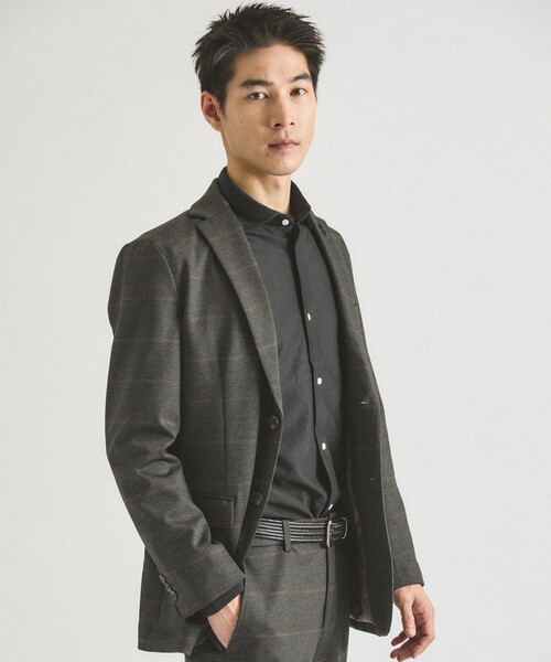 ABAHOUSE GRAY(アバハウスグレイ)の「【ON/OFF兼用】トリコット サッカー 長袖シャツ(シャツ/ブラウス・メンズ・ブルー系その他/ネイビー/ホワイト/ブラック・44/46/48/50)」の15枚目の写真