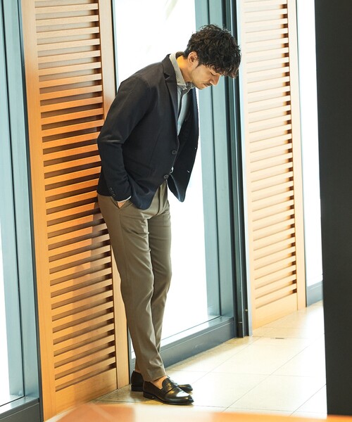 ABAHOUSE GRAY(アバハウスグレイ)の「【ON/OFF兼用】トリコット サッカー 長袖シャツ(シャツ/ブラウス・メンズ・ブルー系その他/ネイビー/ホワイト/ブラック・44/46/48/50)」の20枚目の写真