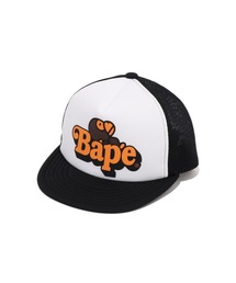 A BATHING APE(AxCVOGCv)MILO ON BAPE MESH CAP(Lbv)