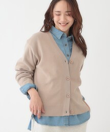 SHOO・LA・RUE | ドライタッチが心地よい畦編みVネックカーディガン(カーディガン/ボレロ)