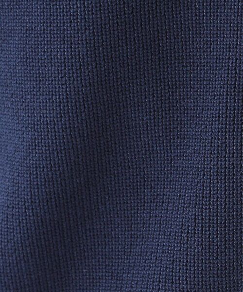 SHOO・LA・RUE(シューラルー)の「【洗える/S-LL】ドライタッチが心地よい 畦編みVネックカーディガン(カーディガン/ボレロ・レディース・ベージュ/パープル/ネイビー/アイボリー・01/02/03/04)」の19枚目の写真