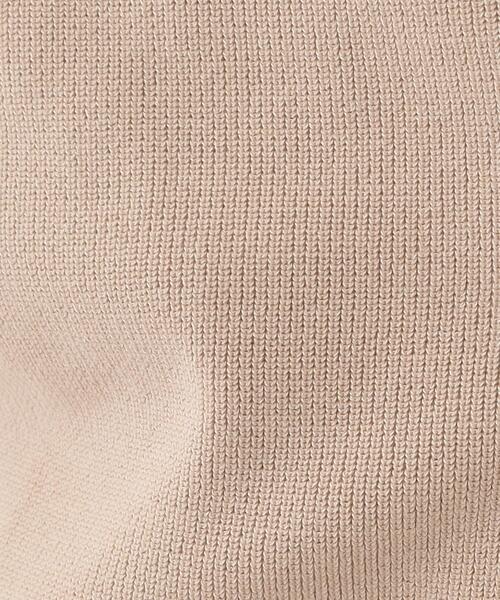 SHOO・LA・RUE(シューラルー)の「【洗える/S-LL】ドライタッチが心地よい 畦編みVネックカーディガン(カーディガン/ボレロ・レディース・ベージュ/パープル/ネイビー/アイボリー・01/02/03/04)」の11枚目の写真