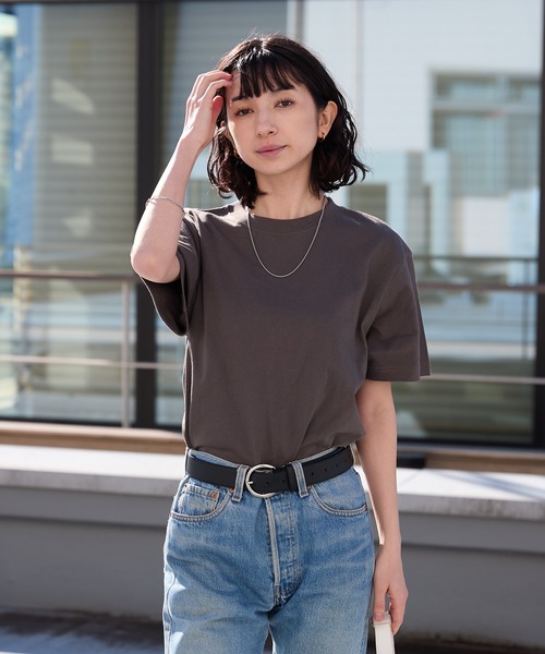 United Athle(ユナイテッドアスレ)の「【UNITED ATHLE】ユナイテッドアスレ 色・サイズ展開豊富 半袖無地 クルーネック Tシャツ 5.6oz ベーシック無地カットソー ビッグサイズ 2026年 夏 夏服(Tシャツ/カットソー・レディース・グリーン系その他/ミント/ネイビー/パープル/ライトパープル/イエロー/ホワイト/ライトグレー/ダークブラウン/グリーン/バーガンディー/ブラック/サックスブルー/イエロー系その他/ブラック系その他/ナチュラル/ネイビー系/レモンイエロー/サンドベージュ/レッド/バイオレット・S/M/L/XL/XXL)」の1枚目の写真