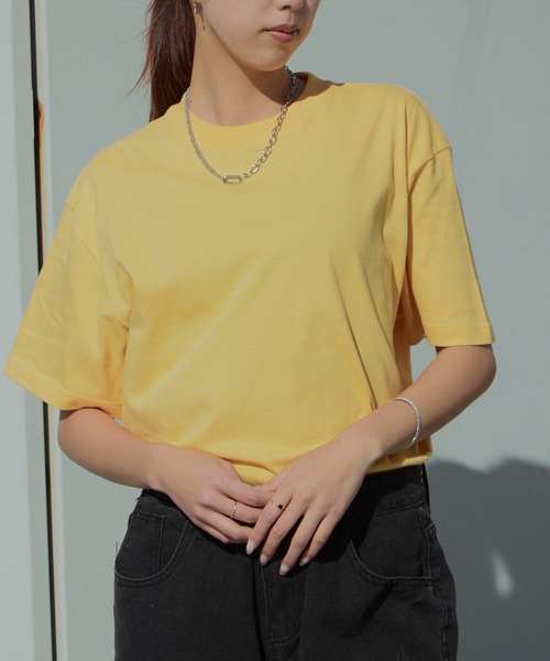 United Athle(ユナイテッドアスレ)の「【UNITED ATHLE】ユナイテッドアスレ 色・サイズ展開豊富 半袖無地 クルーネック Tシャツ 5.6oz ベーシック無地カットソー ビッグサイズ 2026年 夏 夏服(Tシャツ/カットソー・レディース・グリーン系その他/ミント/ネイビー/パープル/ライトパープル/イエロー/ホワイト/ライトグレー/ダークブラウン/グリーン/バーガンディー/ブラック/サックスブルー/イエロー系その他/ブラック系その他/ナチュラル/ネイビー系/レモンイエロー/サンドベージュ/レッド/バイオレット・S/M/L/XL/XXL)」の19枚目の写真