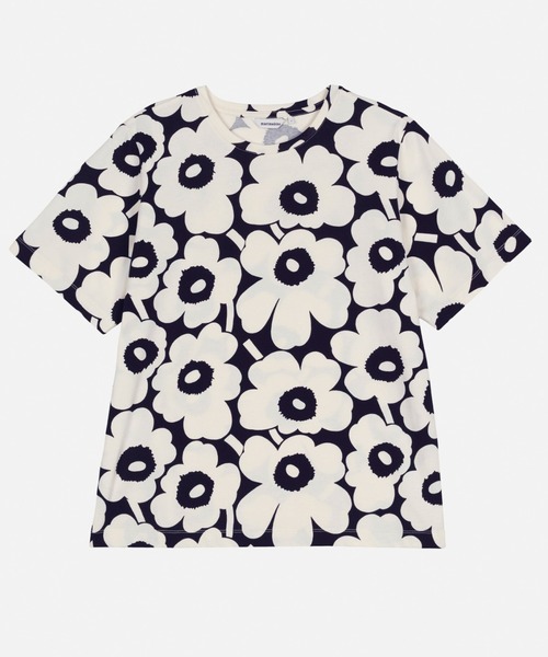 marimekko（マリメッコ）の「Tunnit Unikko / t-shirt（シャツ/ブラウス・レディース・ブラック・SMALL/MEDIUM/LARGE/X-LARGE/X-SMALL）」の4枚目の写真